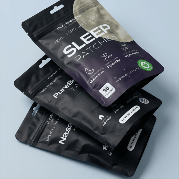 Mouth tape, sleep patches, nasal strips