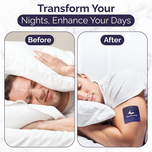 PureBreathe Revixa Sleep Patches and Tape shown, designed to promote restful sleep with natural ingredients.