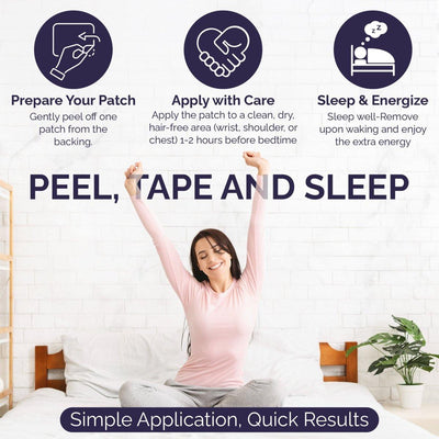 PureBreathe Revixa Sleep Patches showing the adhesive patches designed for restful sleep.
