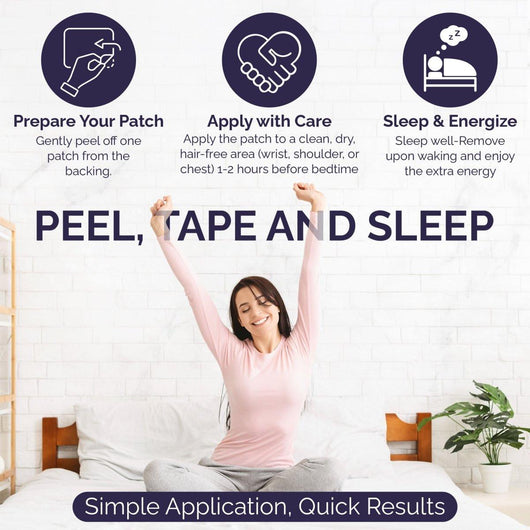 PureBreathe Revixa Sleep Patches showing the adhesive patches designed for restful sleep.